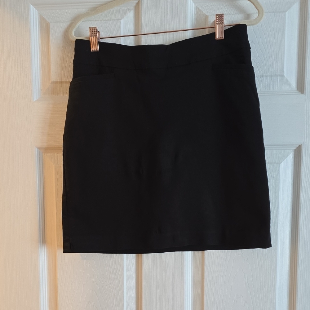 Chico's Elegant Black Mini Skirt